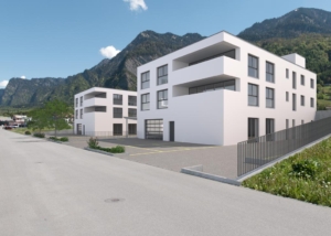 Visualisierung Wohn- und Gewerbehaus - Schlumpf Immobilien GmbH, Vilters