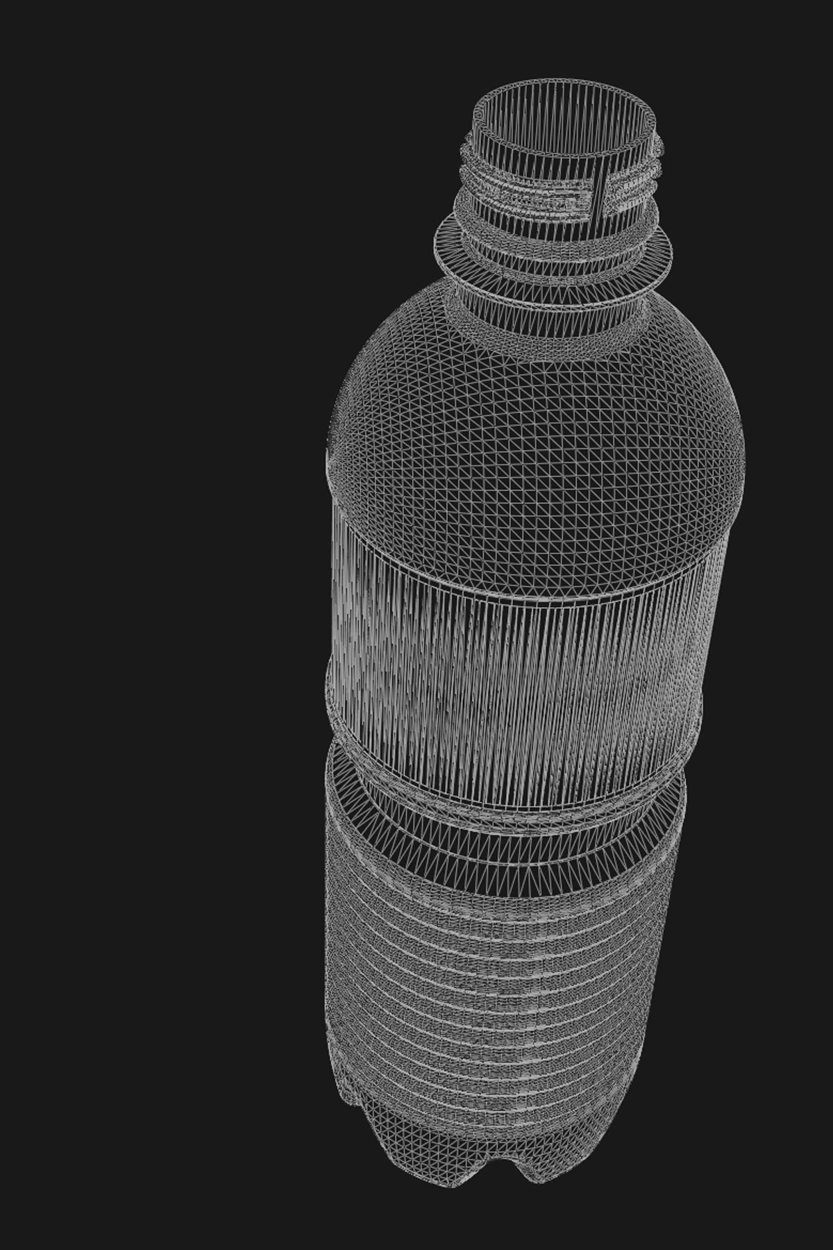 Visualisierung Valser Wasser PET Flasche - 'Sischt guat, ds...