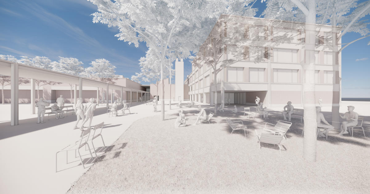 Visualisierung SZN Vaduz - Architekturwettbewerb - matt architekten gmbh, Mauren (FL)