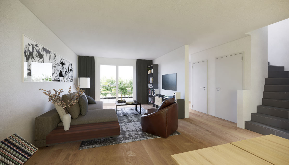 Visualisierung Mehrfamilienhäuser - suter architekten ag, Mellingen