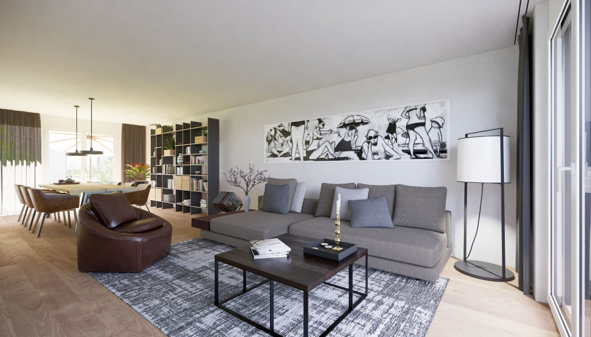 Visualisierung Mehrfamilienhäuser - suter architekten ag, Mellingen