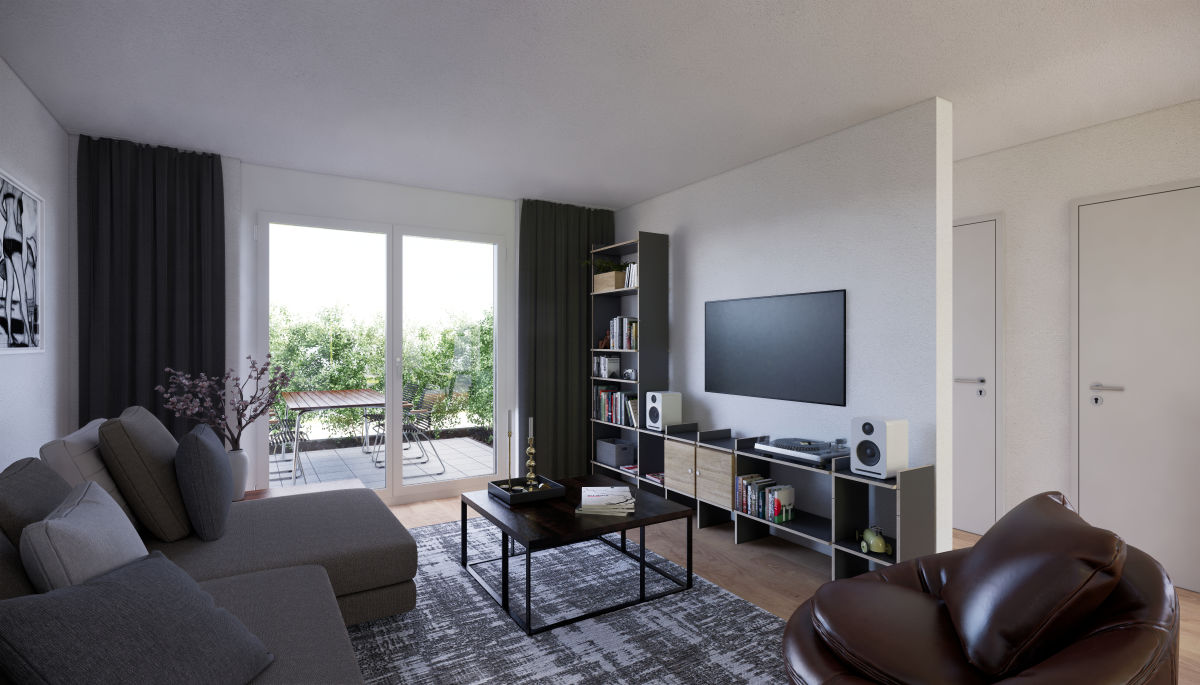 Visualisierung Mehrfamilienhäuser - suter architekten ag, Mellingen